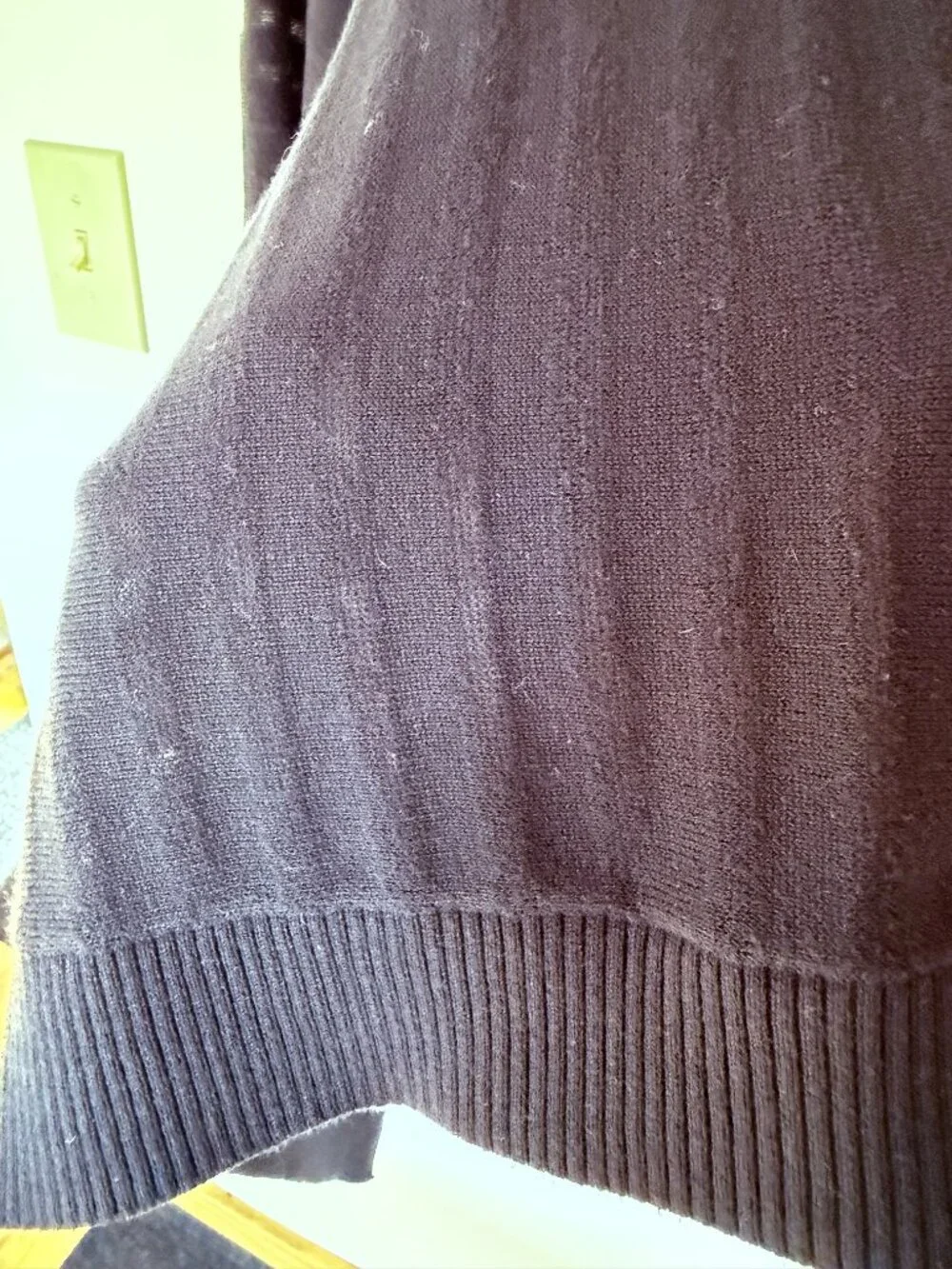 NWOT Lululemon Dark Gray Forward Flow Poncho, Cotton/Silk, One Size